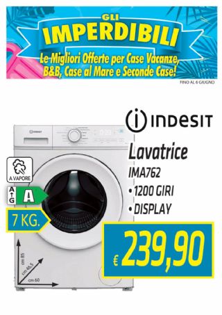 LAVATRICE INDESIT IMA762 7KG